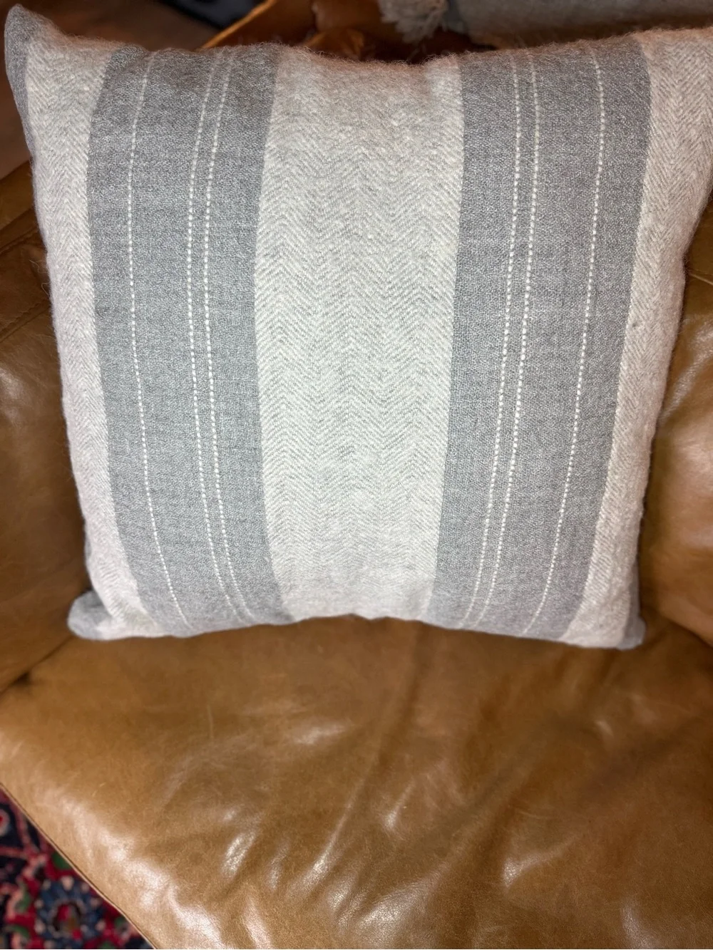 RH Alicia Adams 100% Alpaca Pillow Cover 24x24 Pair